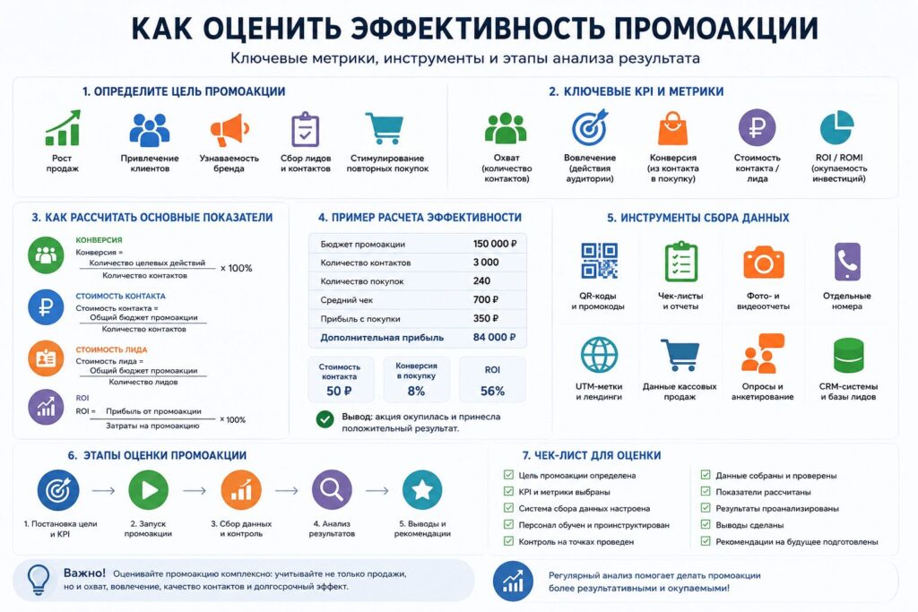 оценка эффективности промо акций