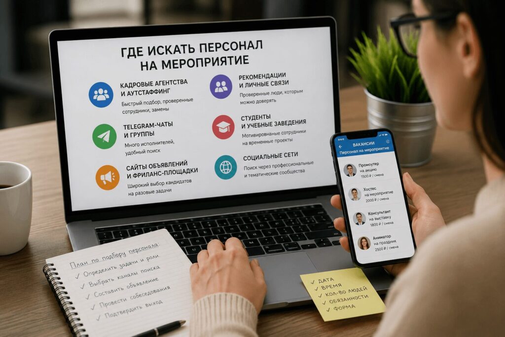 Где искать персонал на мероприятие